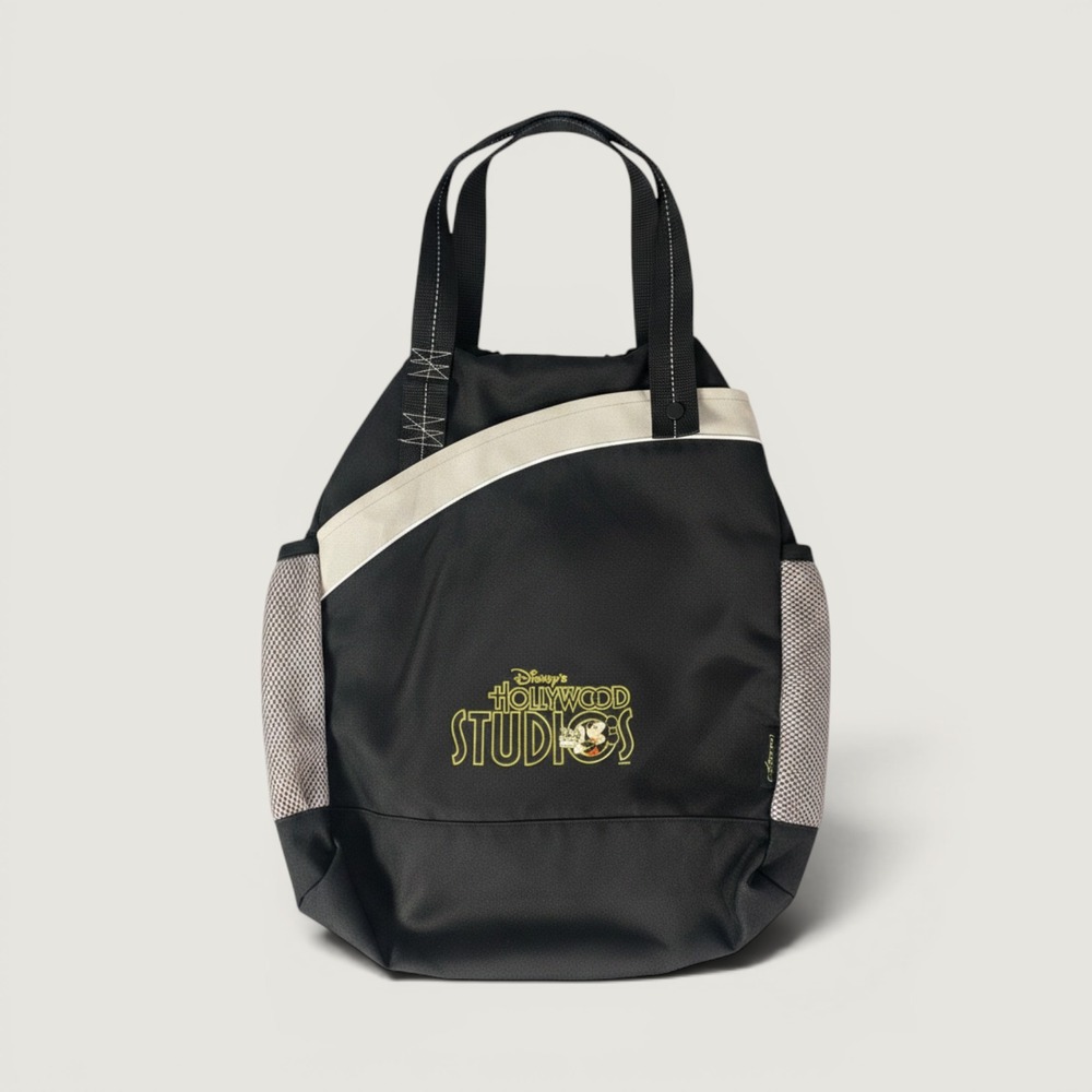 Walt Disney World Hollywood‎ Studios Mickey Drawstring Backpack Black Gray